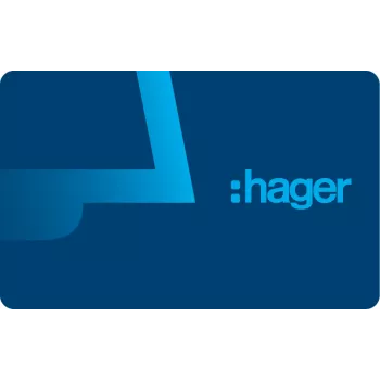 Hager RTH303X transponderkortti ODT 2.0 Video Touch Display -ulkoasemalle