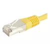 EXERTIS CONNECT Cat.6a F/UTP patchkaapeli, keltainen, 0,5 m, 10 Gbps 859562