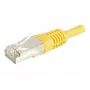 EXERTIS CONNECT Cat.6a F/UTP patchkaapeli, 7,5 m, keltainen, 10 Gbps, Slim Bend Protection 859568
