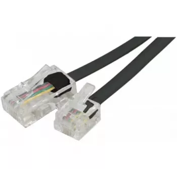 EXERTIS CONNECT puhelinkaapeli, musta, 5,0 m (EXC911737)