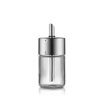 WMF Basic sokerinsirotin 200 ml, Cromargan® ruostumaton teräs ja lasi, hopea/läpinäkyvä