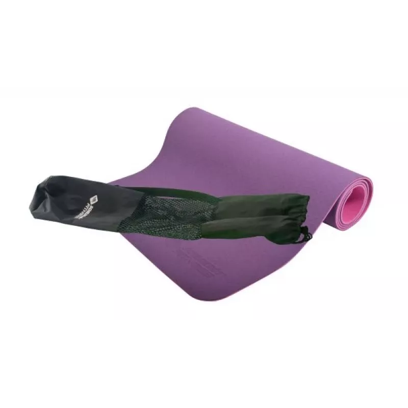 SCHILDKROT Bicolor joogamatto, 4 mm, violetti/vaaleanpunainen, PVC-vapaa, liukumaton, 1830 x 610 mm 960269