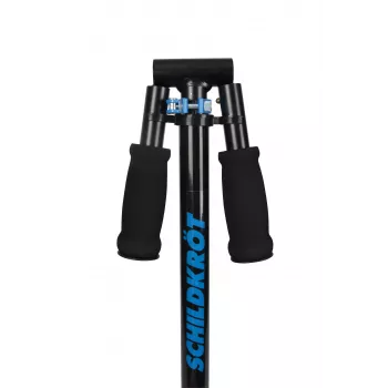 SCHILDKROT Junior Kick Scooter City Scooter Runabout, sininen, alumiinikansi ja -tanko, 145 mm PU-pyörät, 3-asentoinen korkeudensäätö, taittuva 510303