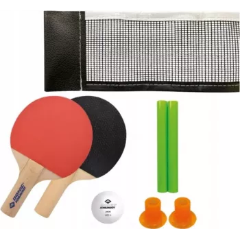 DONIC SCHILDKRÖT mini-pöytätennissarja – 2 FSC-mailaa (140 x 90 mm), pallo, verkko 788460
