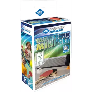 DONIC SCHILDKRÖT mini-pöytätennissarja – 2 FSC-mailaa (140 x 90 mm), pallo, verkko 788460