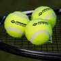 SCHILDKROT tennispallot, 3 kpl:n sarja, keltainen, sopiva kimmoisuus harrastajapelaajalle (970048)