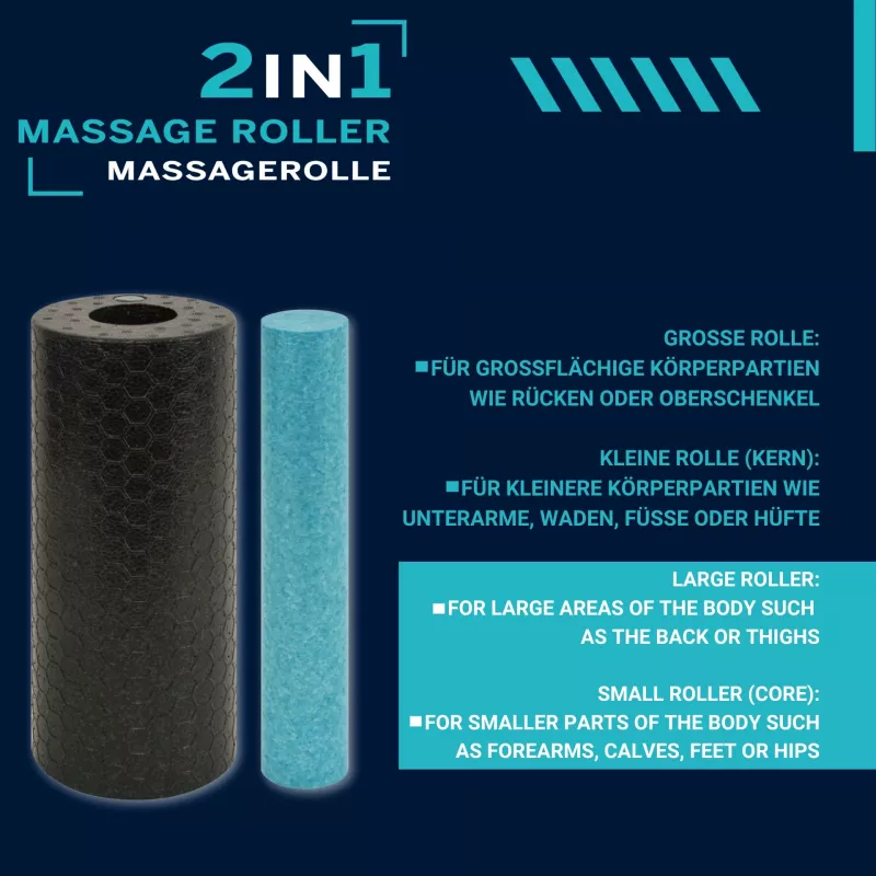 SCHILDKROT 2-in-1 hierontarullasarja musta/sininen EPP-vaahto 960237