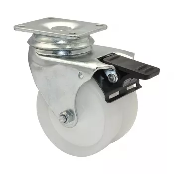 Wagner design yourself ECO RO 3277 kaksoisrullaohjauspyörä 32 mm valkoinen/harmaa (3327701)