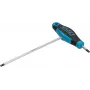 HAZET T-kahva kuusiokoloruuvitaltta 2,5 mm, 100 mm terä 829KK-2.5