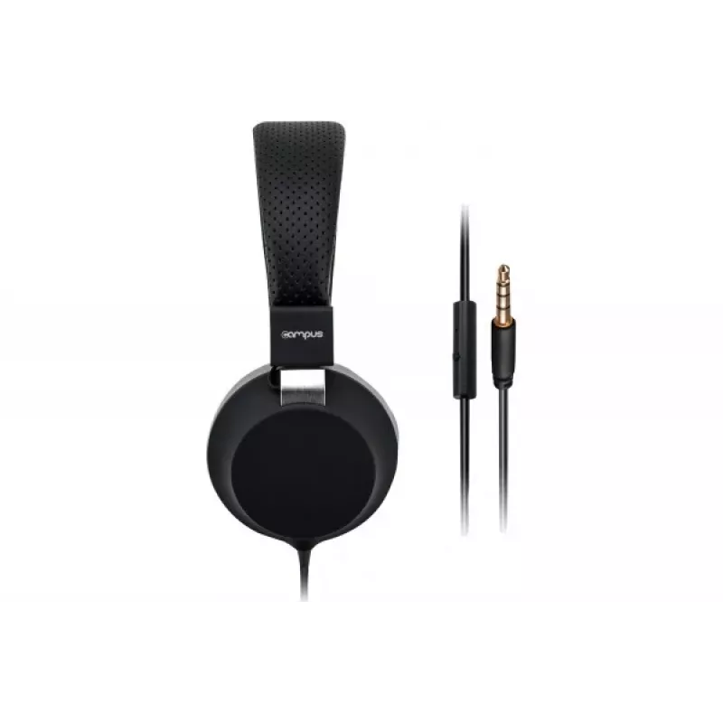 EXERTIS CONNECT Campus BE COLOR stereo-kuulokkeet 3,5 mm liittimellä, musta/harmaa (059963)