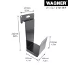 Wagner design yourself seinäteline WH 2089 musta (15208901)