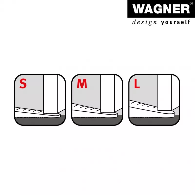 Wagner Design Yourself EH 6985 läpinäkyvä itseliimautuva ovenpysäytin 15698501