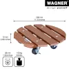 Wagner design yourself kasvirulla WPC GH 0535 pyöreä ruskea 29 x 7,5 cm 20053501