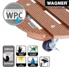 Wagner design yourself kasvirulla WPC GH 0535 pyöreä ruskea 29 x 7,5 cm 20053501