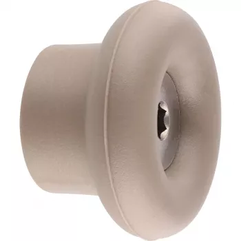Wagner design yourself DOT naulakko, taupe, 1 koukku, sinkkipuristuvalu, ruuvikiinnitys 17022121