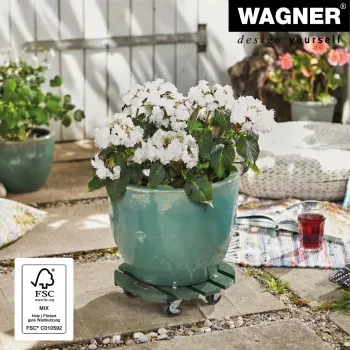 WAGNER design yourself kasvirulla GH0528 muovi, Ø 29 cm tummanvihreä pyöreä, 1 kpl 20052801