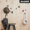 Wagner design yourself PILL naulakko, 1 koukku, musta, alumiini, seinäasennus, 40 mm 17040221