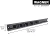Wagner design yourself seinäteline WH 2096 musta (15209611)
