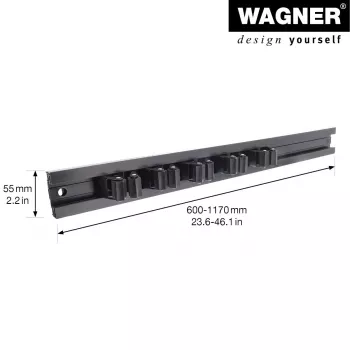 Wagner design yourself seinäteline WH 2096 musta (15209611)