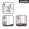 Wagner Design Yourself EH 6979 ovenpysäytin muovi valkoinen itseliimautuva 15697901