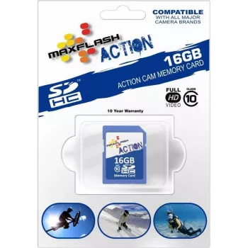MEMORYSOLUTION MAXFLASH 8GB Action SDHC-kortti Class 10, Retail SD8GHCCL10M-R