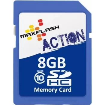 MEMORYSOLUTION MAXFLASH 8GB Action SDHC-kortti Class 10, Retail SD8GHCCL10M-R