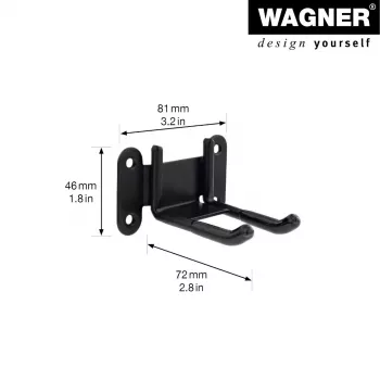 Wagner design yourself seinäteline WH 2092 musta (15209201)