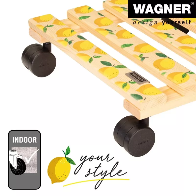 WAGNER design yourself kasvipyörä GH0644 neliömäinen puuaihe 29 x 8 cm, 1 kpl 20064401