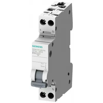 Siemens SENTRON 5SV6016-7GV16 AFDD/MCB 6kA C16 1P+N 1TE (12 kpl:n pakkaus)