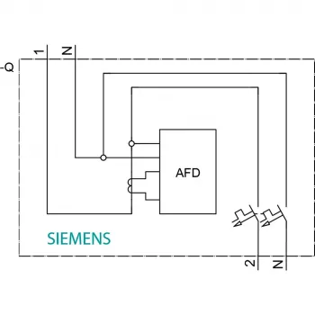 Siemens SENTRON 5SV6016-7GV16 AFDD/MCB 6kA C16 1P+N 1TE (12 kpl:n pakkaus)