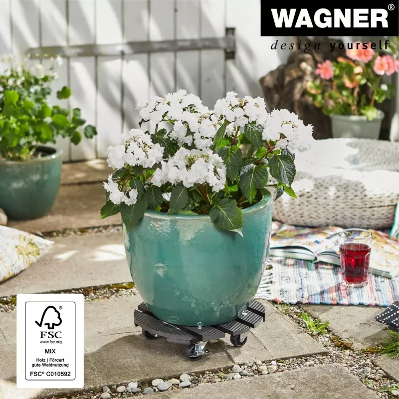 WAGNER design yourself kasvipyörä GH0527 muovi, Ø 29 cm valkoinen pyöreä, 1 kpl (20052701)