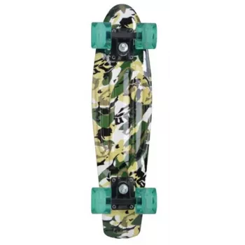 SCHILDKROT Retro-rullalauta Free Spirit Camouflage polypropeeni (PP), vahvistettu kansi 560 x 140 mm, 1 kpl (510781)