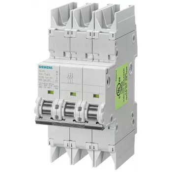 Siemens SENTRON 5SJ4 3-napainen johdonsuojakatkaisija, C-laukaisukäyrä, 16 A, 6 kA, 400 V AC 5SJ43167HG42