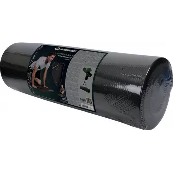 SCHILDKROT kuntoilumatto 15 mm musta luistamaton NBR 183x61 cm kantohihnalla 960160