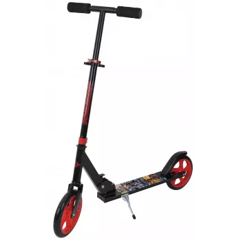 SCHILDKROT City Scooter Road Catcher Graffiti alumiinikansi 200 mm PU-pyörät taitettava 3-kertaisesti korkeussäädettävä 510203