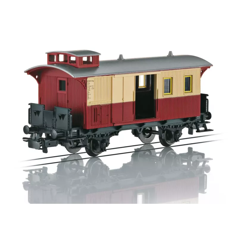 Märklin 4108 H0 henkilövaunu 2. luokka Schürzenwagen DB aikakausi III-IV