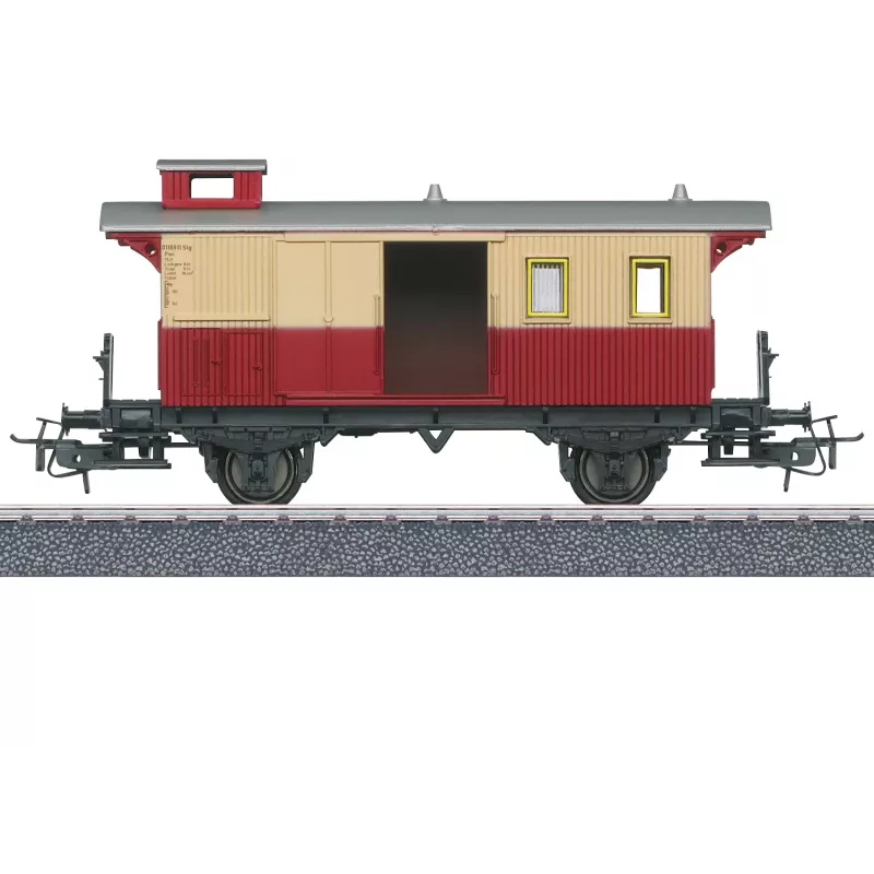 Märklin 4108 H0 henkilövaunu 2. luokka Schürzenwagen DB aikakausi III-IV