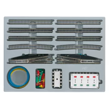 Märklin 08191 Z-mittakaavan laajennussarja E sähköisillä vaihteilla