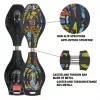 SCHILDKROT Waveboard Good Vibes Graffiti suuri muovikansi liukumattomalla rakenteella 510801