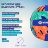 SCHILDKROT neopreeni mini rantalentopallo koko 2 pehmeä tekstiilipinta suolavedenkestävä 970342