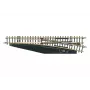 Märklin 8566 Z-vaihde manuaalinen oikea, 110 mm, uushopeakisko, musta muovijalusta