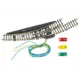 Märklin Z-mittakaava sähkömagneettinen kaarrevaihde vasen - musta/keltainen 8568