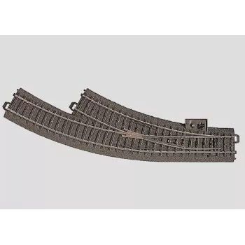 Märklin 24672 HO C-kisko kaarrekisko R2 30° (12 per ympyrä)