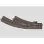 Märklin 24672 HO C-kisko kaarrekisko R2 30° (12 per ympyrä)