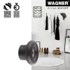 Wagner design yourself DOT GH 0201 seinäkoukku, musta, 1 koukku, ruuvikiinnitys, muovi 17020121