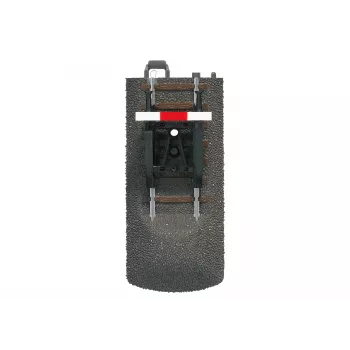 Märklin H0 C-kisko 24977 kiskonpääte päätepuskurilla 77,5 mm