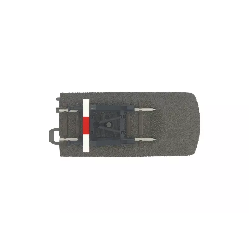 Märklin H0 C-kisko 24977 kiskonpääte päätepuskurilla 77,5 mm