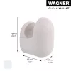 Wagner design yourself PILL naulakko koukku harmaa 1 koukku 17041421