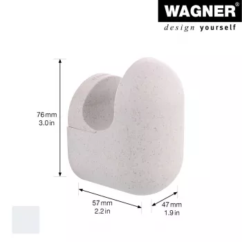 Wagner design yourself PILL naulakko koukku harmaa 1 koukku 17041421