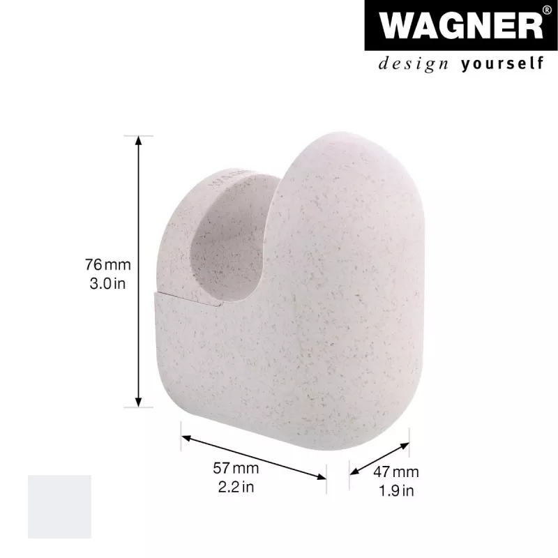 Wagner design yourself PILL naulakko koukku harmaa 1 koukku 17041421